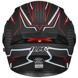 ILM Motorcycle Dual Visor Flip up Modular Full Face Helmet DOT 6 Colors Model 902